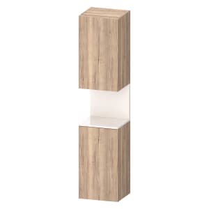 Duravit Qatego Hochschrank 40 x 176 cm, 2 Türen Anschlag links, mit LED Beleuchtung