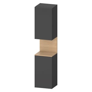 Duravit Qatego Hochschrank 40 x 176 cm, 2 Türen Anschlag links, mit LED Beleuchtung