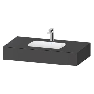 Duravit Qatego Einbauwaschtisch mit Konsole 100 x 55 cm
