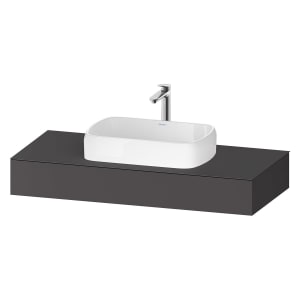 Duravit Qatego Konsolen mit Ausschnitt mittig 120 x 55 cm