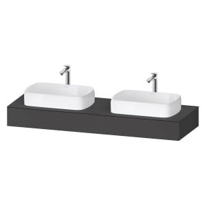 Duravit Qatego Konsolen mit zwei Ausschnitten 160 x 55 cm