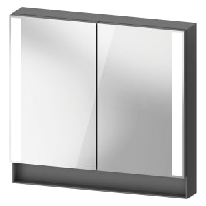 Duravit Qatego Spiegelschrank 80 x 75 cm, mit Innenbeleuchtung, LKZ: 2