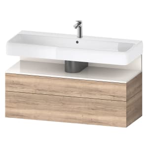 Duravit Qatego Waschtischunterschrank 119 x 59 cm, 2 Auszüge, mit LED Beleuchtung