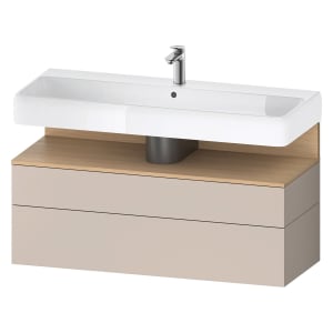 Duravit Qatego Waschtischunterschrank 119 x 59 cm, 2 Auszüge