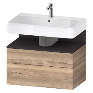 Duravit Qatego Waschtischunterschrank 79 x 59 cm, 2 Auszüge, mit LED Beleuchtung