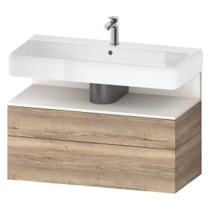 Duravit Qatego Waschtischunterschrank 99 x 59 cm, 2 Auszüge, mit LED Beleuchtung