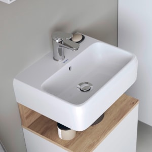 Duravit Qatego Handwaschbecken 45 x 35 cm, 1 Hahnloch