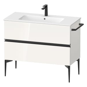 Duravit Sivida Waschtischunterbau bodenstehend 101 x 59,1 cm mit 2 Auszügen