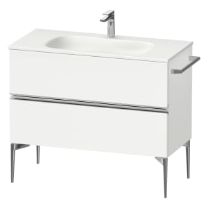 Duravit Sivida Waschtischunterbau bodenstehend 101 x 59,2 cm mit 2 Auszügen