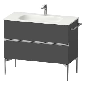 Duravit Sivida Waschtischunterbau bodenstehend 101 x 59,2 cm mit 2 Auszügen