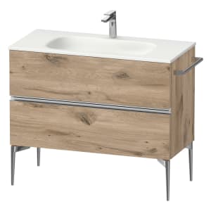 Duravit Sivida Waschtischunterbau bodenstehend 101 x 59,2 cm mit 2 Auszügen