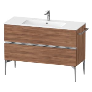 Duravit Sivida Waschtischunterbau bodenstehend 121 x 59,1 cm mit 2 Auszügen