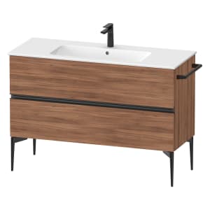 Duravit Sivida Waschtischunterbau bodenstehend 121 x 59,1 cm mit 2 Auszügen