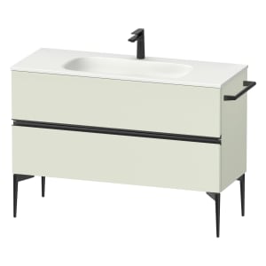 Duravit Sivida Waschtischunterbau bodenstehend 121 x 59,2 cm mit 2 Auszügen