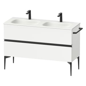 Duravit Sivida Waschtischunterbau bodenstehend 128 x 59,2 cm mit 2 Auszügen