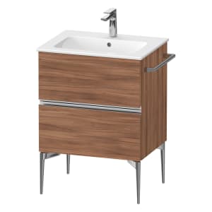 Duravit Sivida Waschtischunterbau bodenstehend 61 x 59,1 cm mit 2 Auszügen