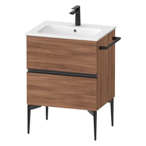 Duravit Sivida Waschtischunterbau bodenstehend 61 x 59,1 cm mit 2 Auszügen