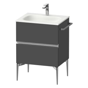 Duravit Sivida Waschtischunterbau bodenstehend 61 x 59,2 cm mit 2 Auszügen