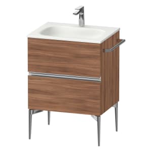 Duravit Sivida Waschtischunterbau bodenstehend 61 x 59,2 cm mit 2 Auszügen