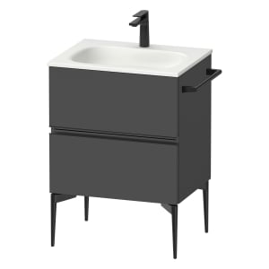 Duravit Sivida Waschtischunterbau bodenstehend 61 x 59,2 cm mit 2 Auszügen