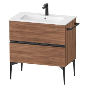 Duravit Sivida Waschtischunterbau bodenstehend 81 x 59,1 cm mit 2 Auszügen