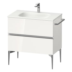 Duravit Sivida Waschtischunterbau bodenstehend 81 x 59,2 cm mit 2 Auszügen