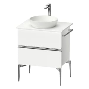 Duravit Sivida Konsolenwaschtischunterbau bodenstehend 64,5 x 54,8 cm mit 2 Auszügen