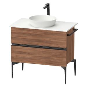 Duravit Sivida Konsolenwaschtischunterbau bodenstehend 84,5 x 54,8 cm mit 2 Auszügen