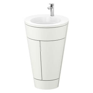 Duravit Starck 1 c-bonded Waschtisch mit Unterschrank bodenstehend, 2 Türen