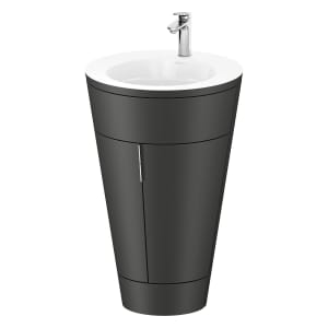 Duravit Starck 1 c-bonded Waschtisch mit Unterschrank bodenstehend, 2 Türen