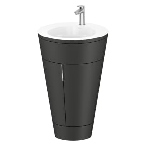 Duravit Starck 1 c-bonded Waschtisch mit Unterschrank bodenstehend, 2 Türen