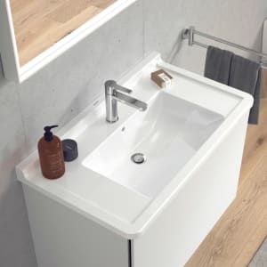 Duravit Starck 3 Möbel-Waschtisch 85 cm mit 1 Hahnloch