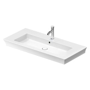Duravit White Tulip Möbel-/Waschtisch 105,5 cm, mit Überlauf und Hahnloch