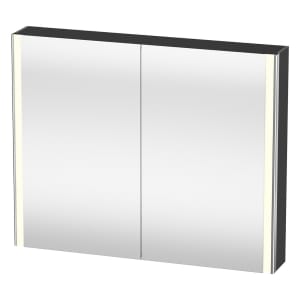 Duravit Xsquare Spiegelschrank 100 x 80 cm, 2 Türen, Steckdose: LKZ 0 (DE,AT)