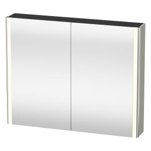 Duravit Xsquare Spiegelschrank 100 x 80 cm, 2 Türen, Steckdose: LKZ 2 (CH)
