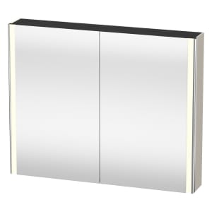 Duravit Xsquare Spiegelschrank 100 x 80 cm, 2 Türen, Steckdose: LKZ 2 (CH)