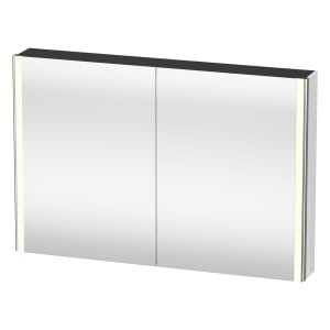 Duravit Xsquare Spiegelschrank 120 x 80 cm, 2 Türen, Steckdose: LKZ 2 (CH)