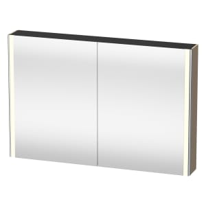 Duravit Xsquare Spiegelschrank 120 x 80 cm, 2 Türen, Steckdose: LKZ 1 (F)