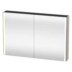 Duravit Xsquare Spiegelschrank 120 x 80 cm, 2 Türen, Steckdose: LKZ 0 (DE,AT)