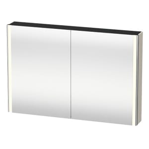 Duravit Xsquare Spiegelschrank 120 x 80 cm, 2 Türen, Steckdose: LKZ 2 (CH)