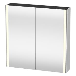 Duravit Xsquare Spiegelschrank 80 x 80 cm, 2 Türen, Steckdose: LKZ 2 (CH)