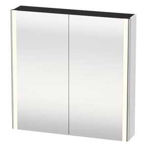 Duravit Xsquare Spiegelschrank 80 x 80 cm, 2 Türen, Steckdose: LKZ 2 (CH)