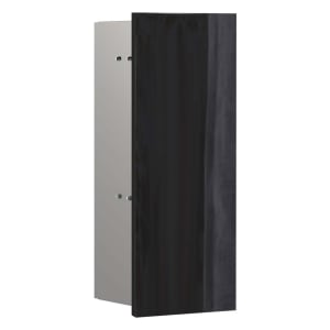 emco asis pure Toilettenbürstengarnitur-Modul - Unterputz, Glasfront, Anschlag links