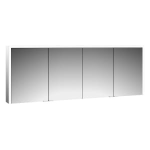 Emco prime 3 LED-Lichtspiegelschrank, 200  cm, 4 Türen, Aufputzmodell