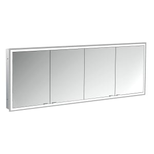 Emco prime Facelift LED-Lichtspiegelschrank 180 cm, 4 Türen, Unterputzmodell
