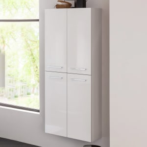 Fackelmann VERONA Doppel-Hochschrank mit Innenschublade 60 cm