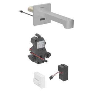 Geberit Brenta Waschtischarmatur Wandmontage, Netzbetrieb, für UP-Funktionsbox