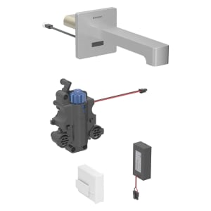 Geberit Brenta Waschtischarmatur Wandmontage, Batteriebetrieb, für UP-Funktionsbox