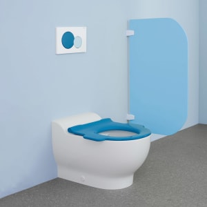 Geberit Bambini Stand-WC für Kinder, Tiefspüler, Rimfree