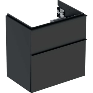 Geberit iCon Unterschrank für Waschtisch 60 cm, mit 2 Schubladen, verkürzte Ausladung
